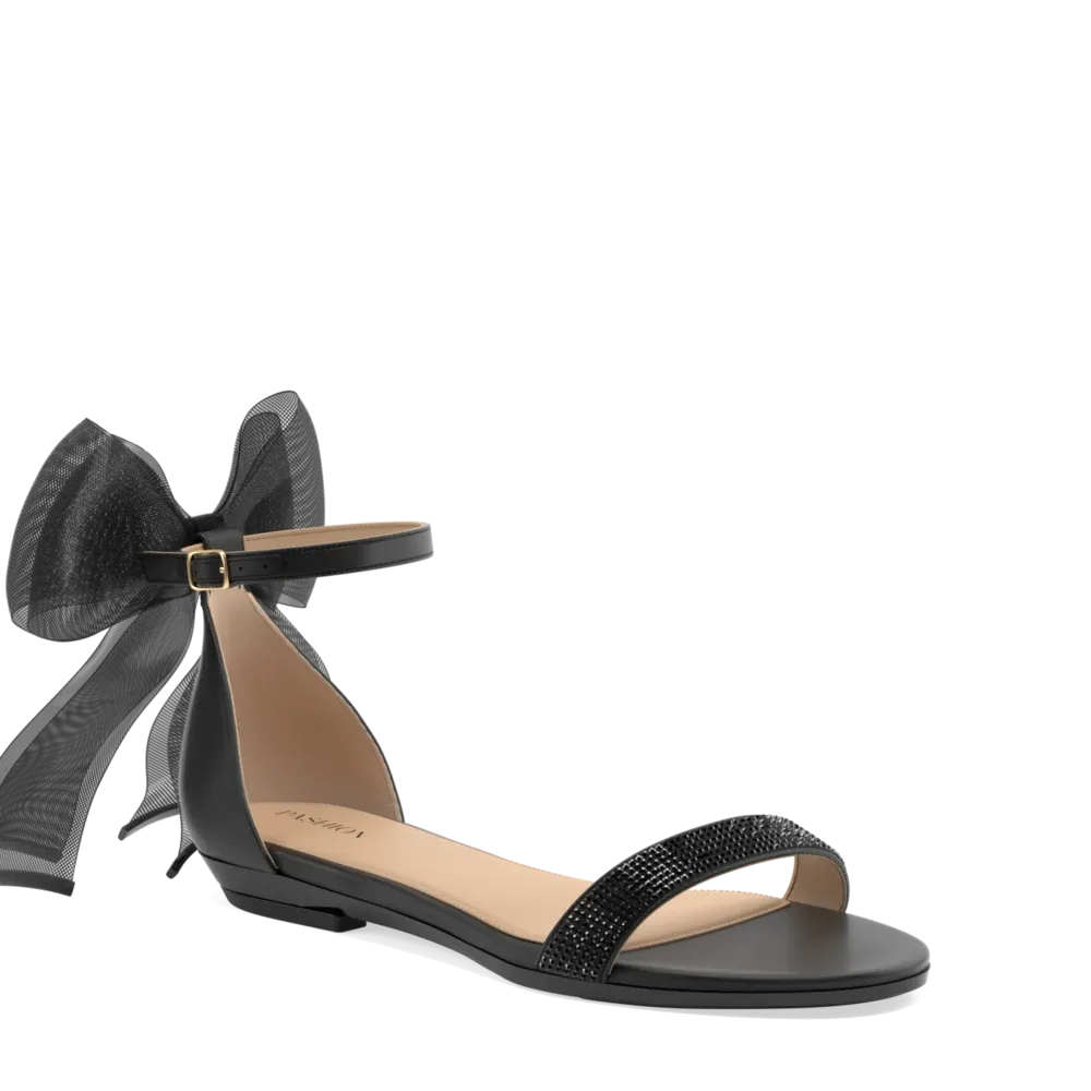 The Pashionista Coal Satin Coal Rhinestone   Stiletto Heel Kit 4 Coal