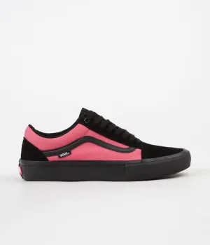 Vans Old Skool Pro Asymmetry Shoes - Black / Rose / Blue