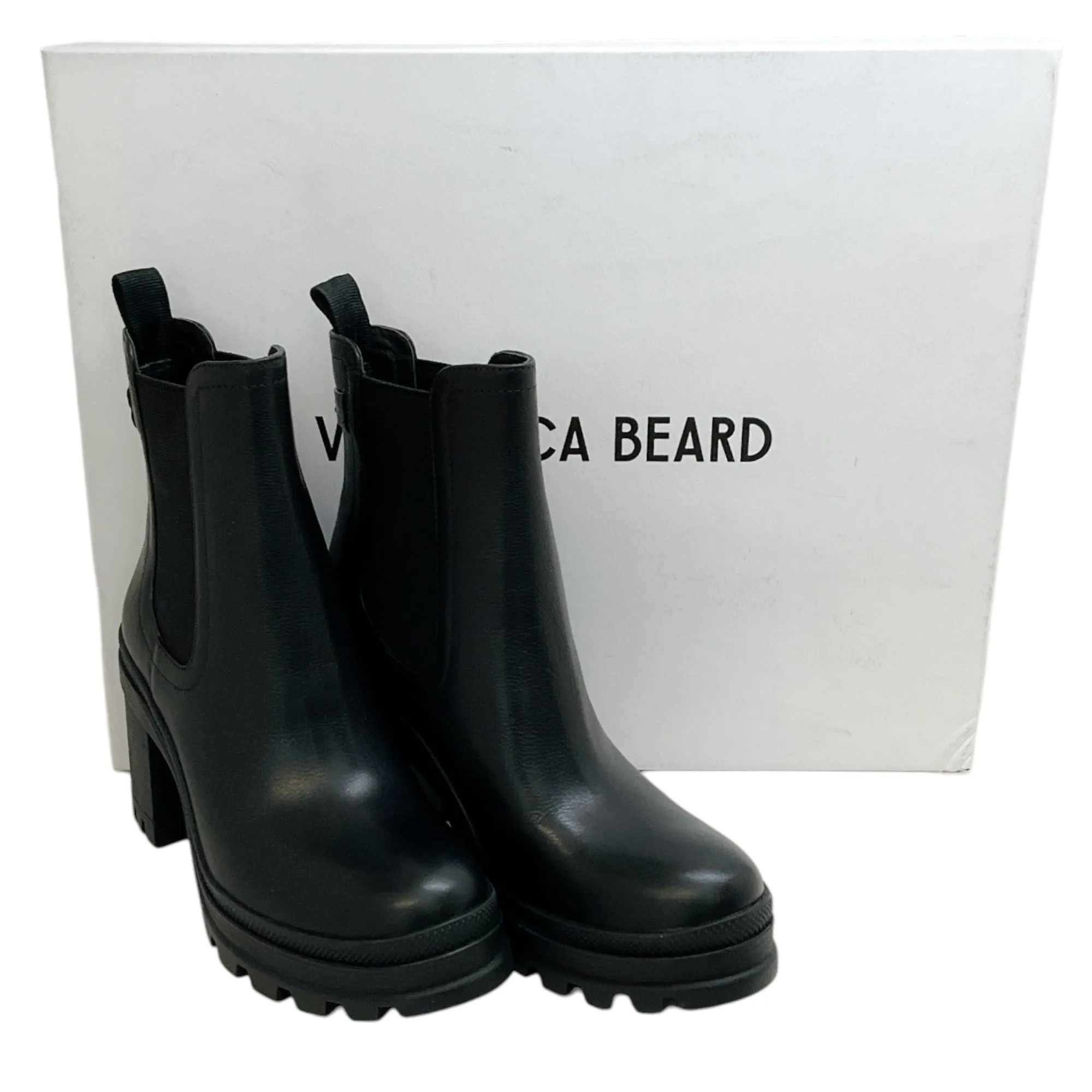 Veronica Beard Black Water Repellent Winnie Chelsea Boots