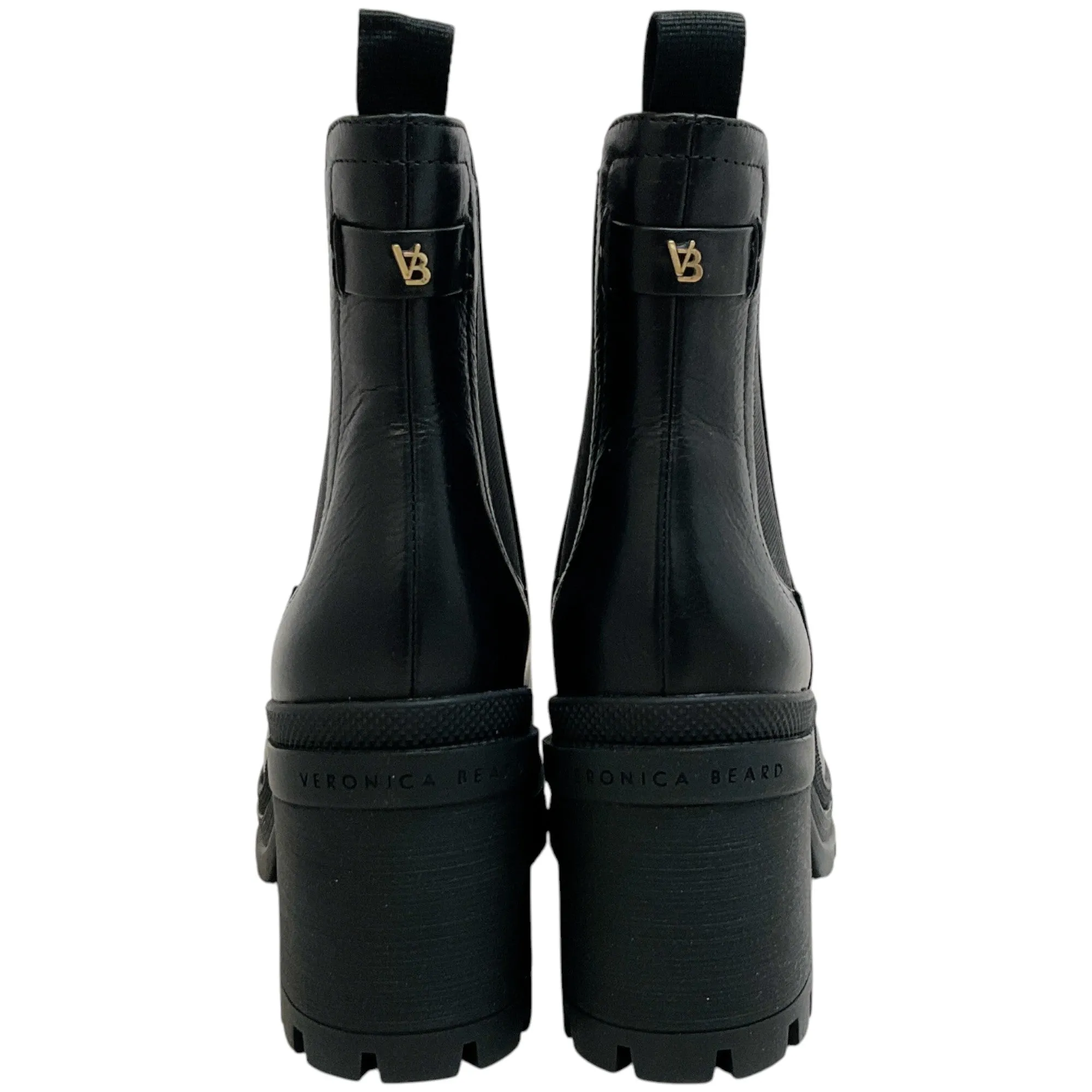 Veronica Beard Black Water Repellent Winnie Chelsea Boots