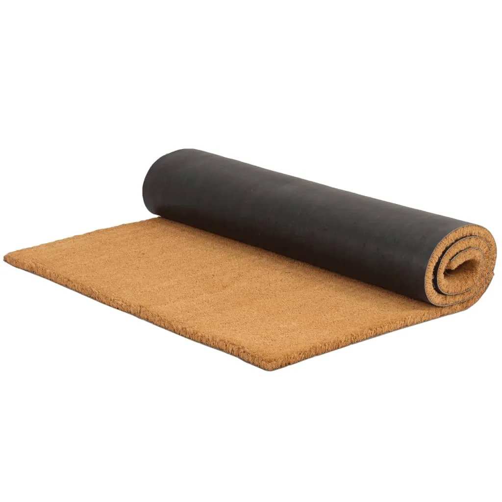 vidaXL Door Mat Natural 100x300 cm Tufted Coir