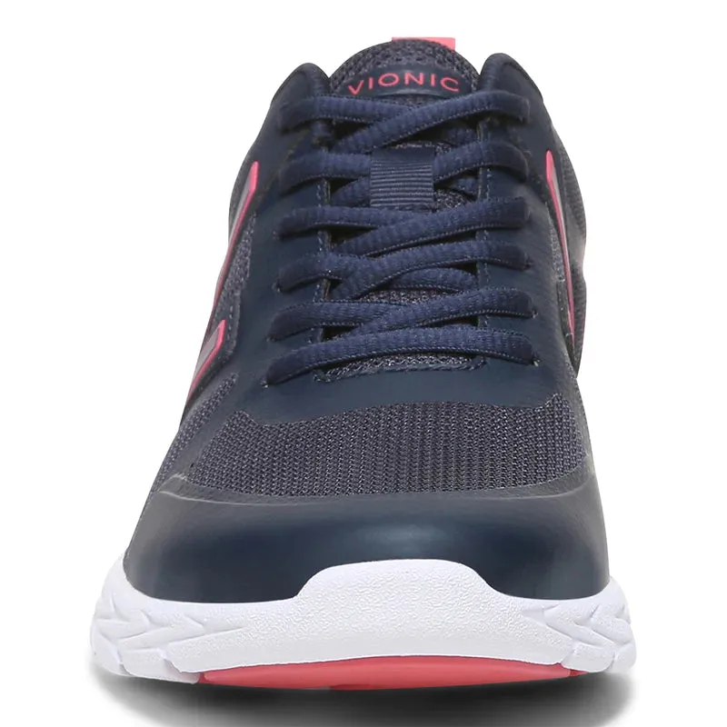 Vionic Women's Miles II Sneaker Navy/Pink
