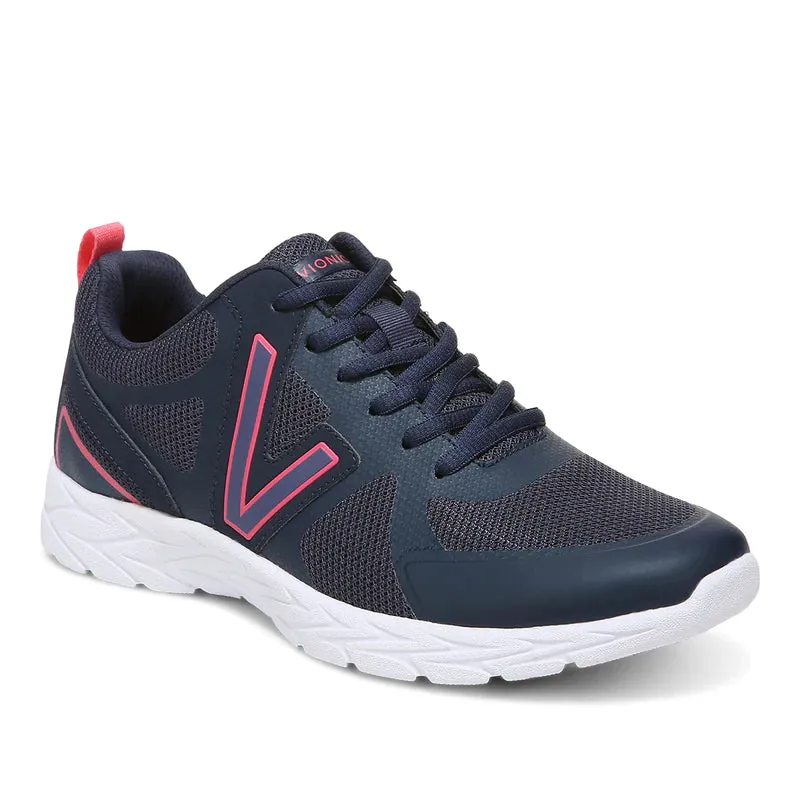 Vionic Women's Miles II Sneaker Navy/Pink