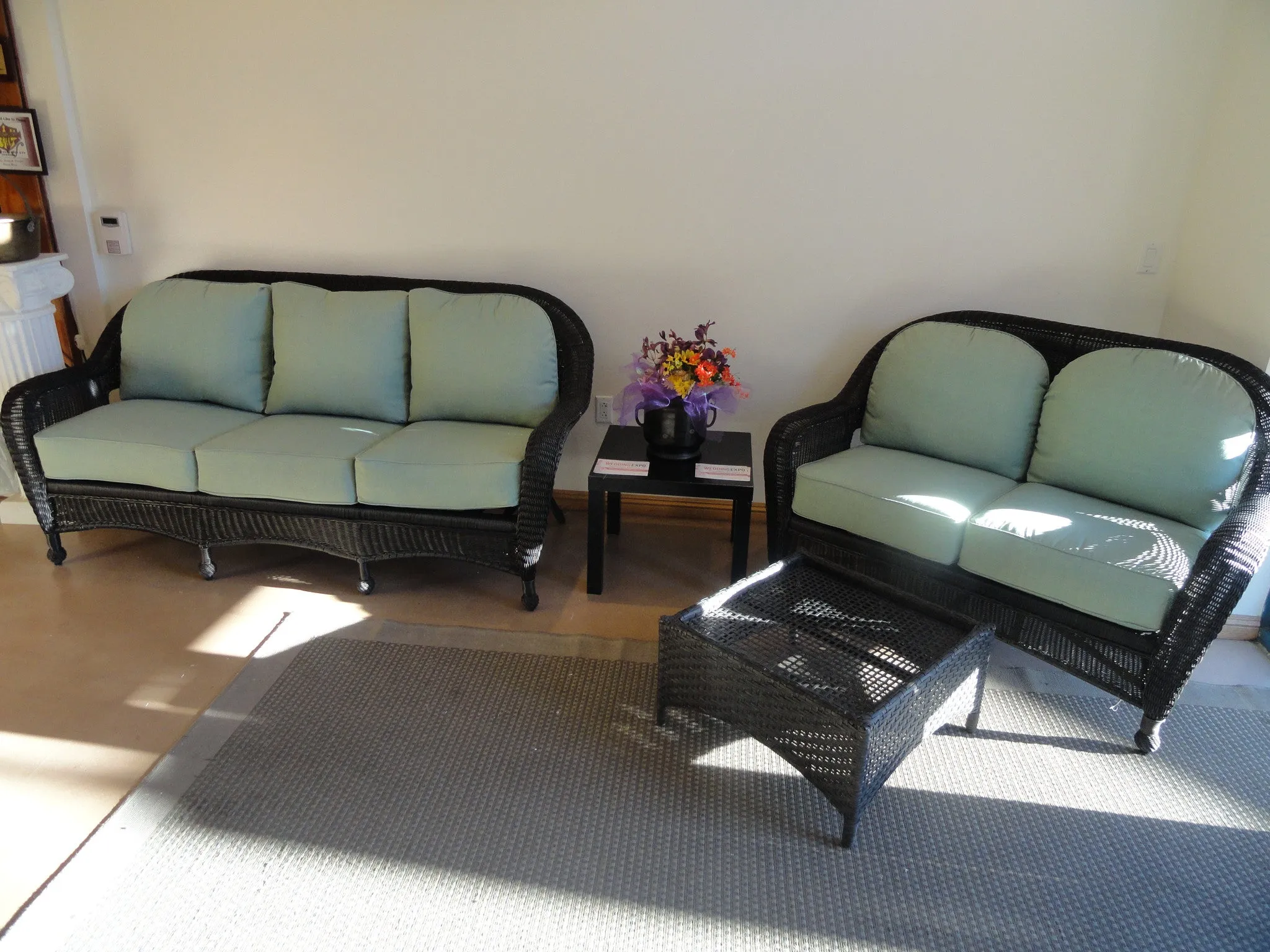 Wicker Loveseat
