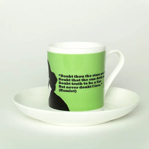 William Shakespeare espresso cup