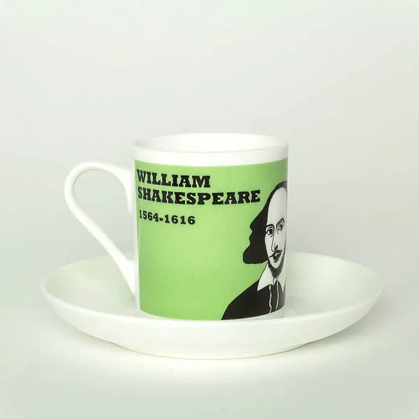 William Shakespeare espresso cup