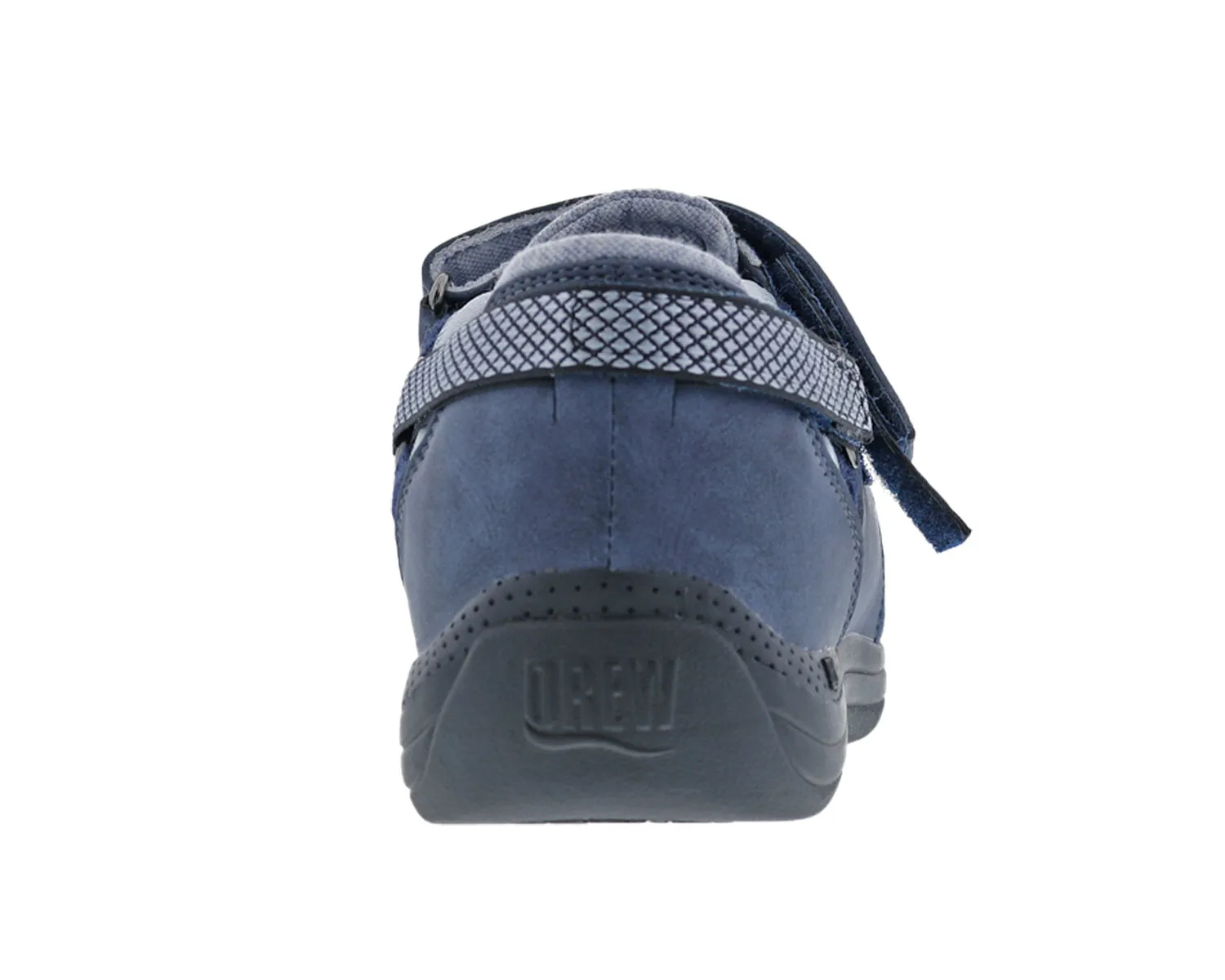 Women's Buttercup Adjustable Mary Jane DOUBLE WIDE in Navy Combo
