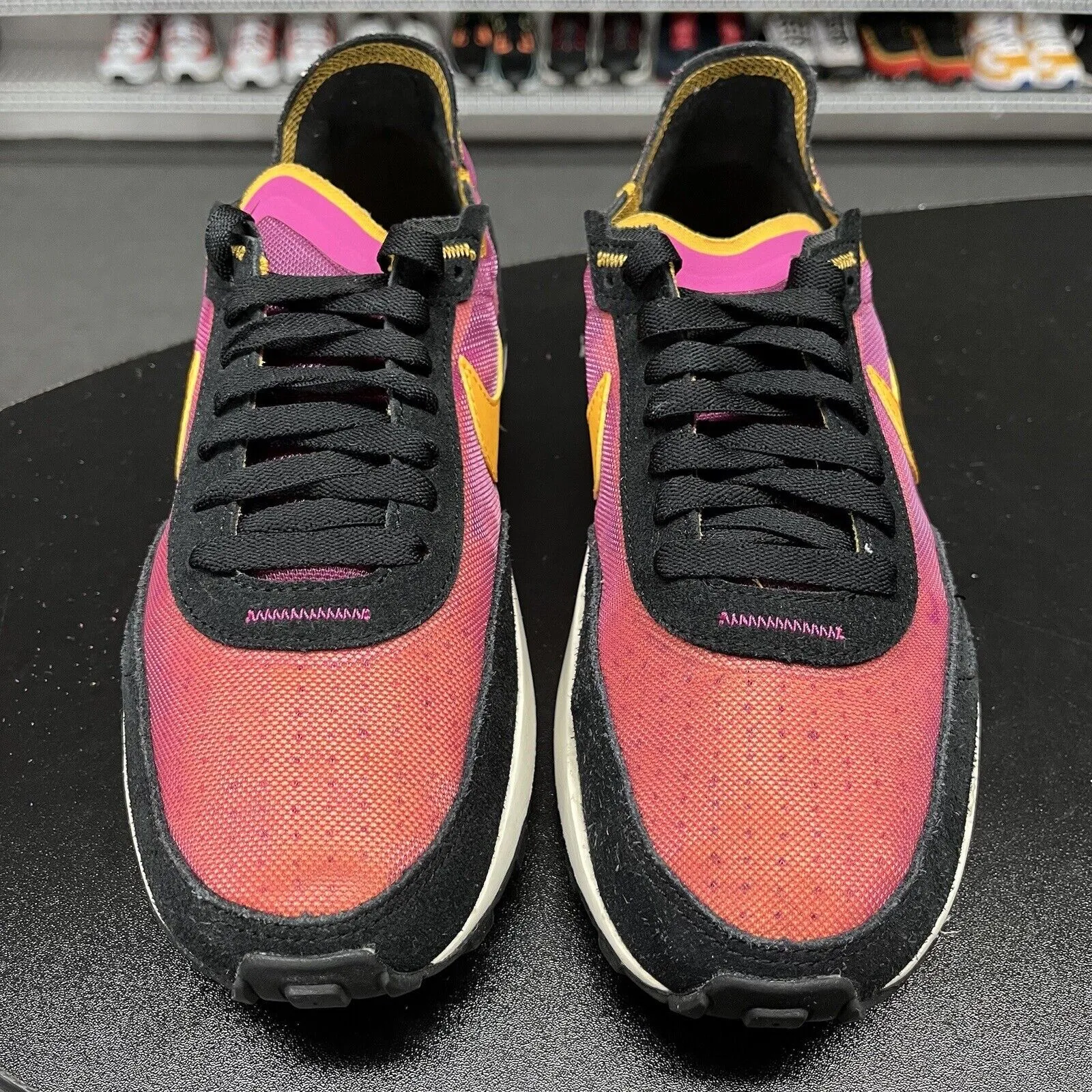 Women's Nike Waffle On Active Shoes Sneaker Fuchsia DC2533-600 Size 7