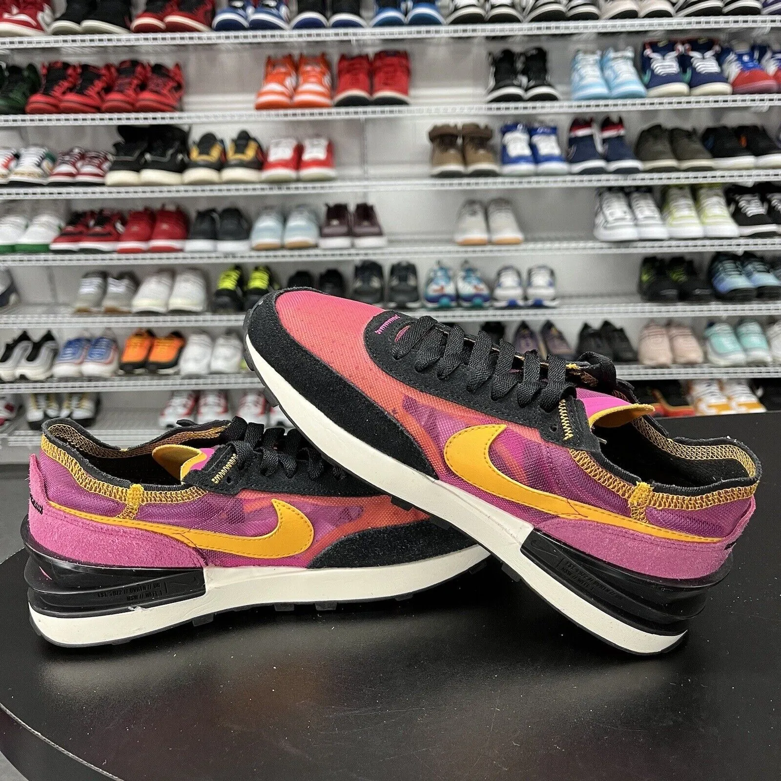 Women's Nike Waffle On Active Shoes Sneaker Fuchsia DC2533-600 Size 7