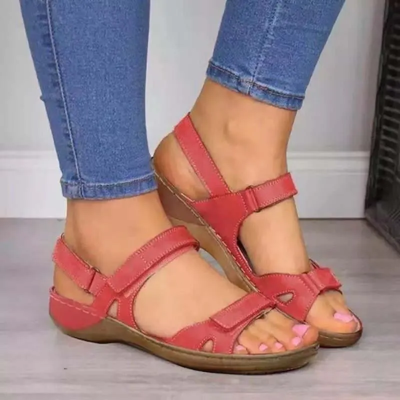Women's Orthopedic Summer Sandals with Velcro Straps