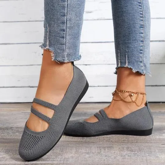 Woven Breathable Flat Shoes