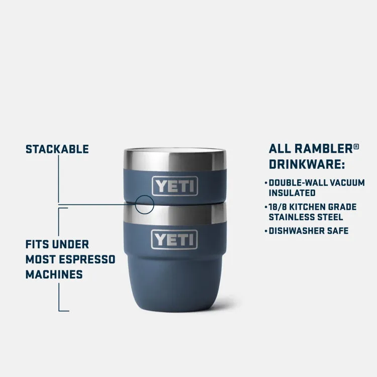 Yeti 4oz Espresso Cups 2 Pack - Sandstone Pink